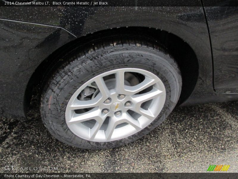 Black Granite Metallic / Jet Black 2014 Chevrolet Malibu LT