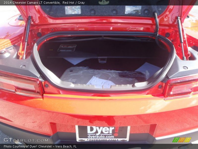 Red Hot / Gray 2014 Chevrolet Camaro LT Convertible