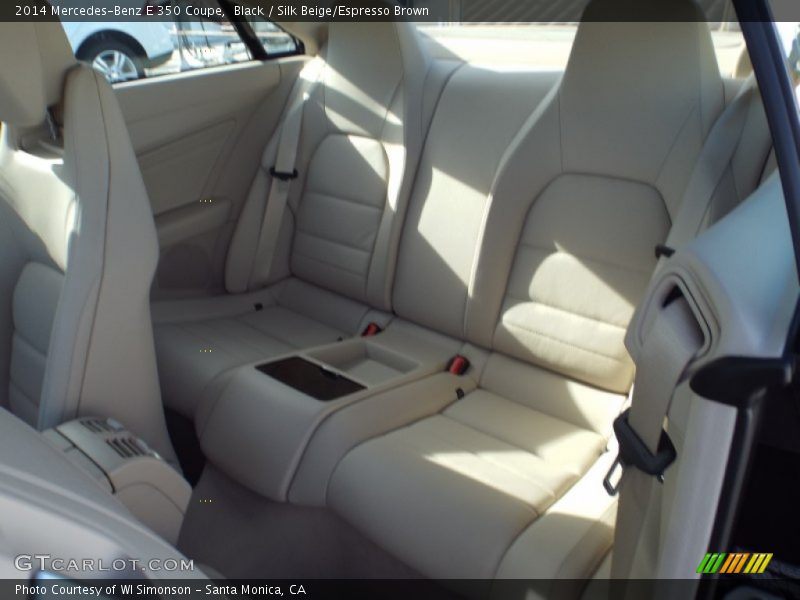 Black / Silk Beige/Espresso Brown 2014 Mercedes-Benz E 350 Coupe