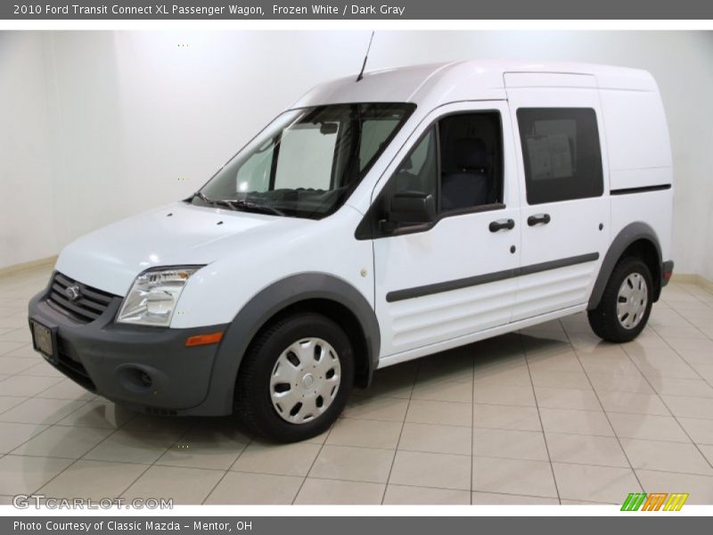 Frozen White / Dark Gray 2010 Ford Transit Connect XL Passenger Wagon