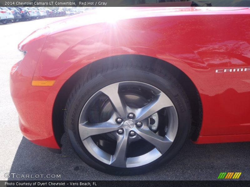 Red Hot / Gray 2014 Chevrolet Camaro LT Convertible