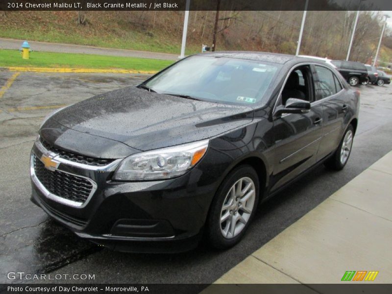 Black Granite Metallic / Jet Black 2014 Chevrolet Malibu LT