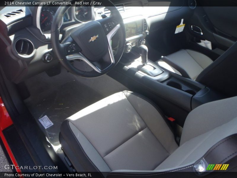 Red Hot / Gray 2014 Chevrolet Camaro LT Convertible