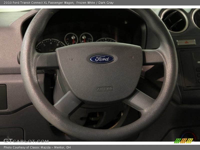 Frozen White / Dark Gray 2010 Ford Transit Connect XL Passenger Wagon