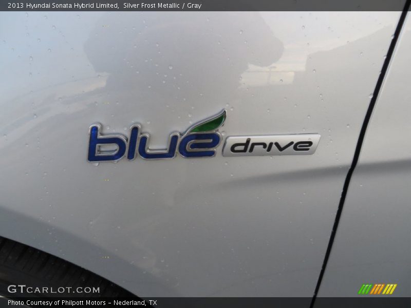 Silver Frost Metallic / Gray 2013 Hyundai Sonata Hybrid Limited
