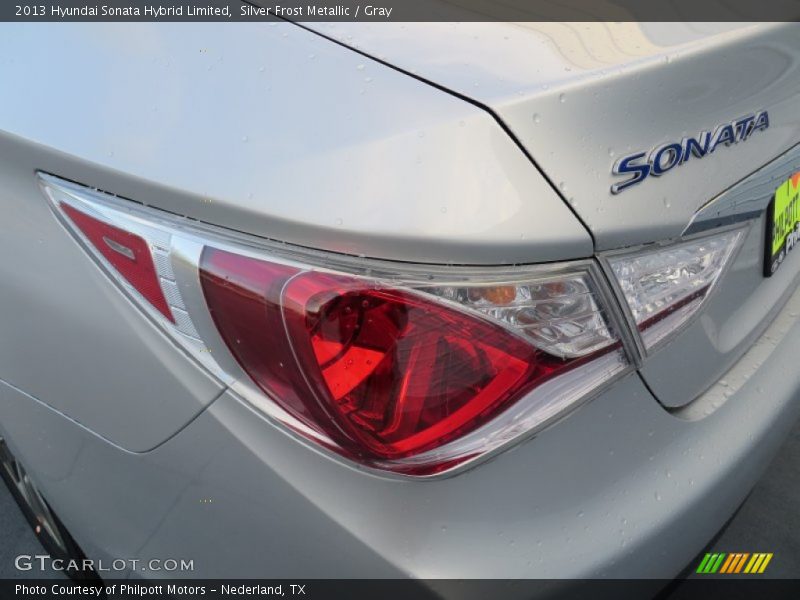Silver Frost Metallic / Gray 2013 Hyundai Sonata Hybrid Limited