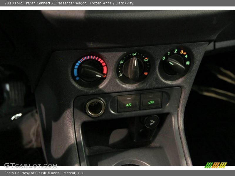 Frozen White / Dark Gray 2010 Ford Transit Connect XL Passenger Wagon