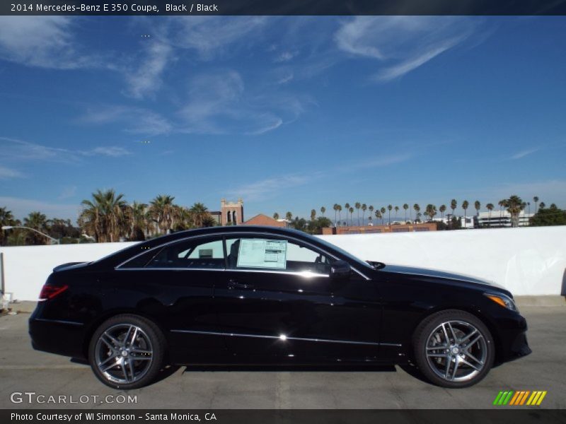 Black / Black 2014 Mercedes-Benz E 350 Coupe