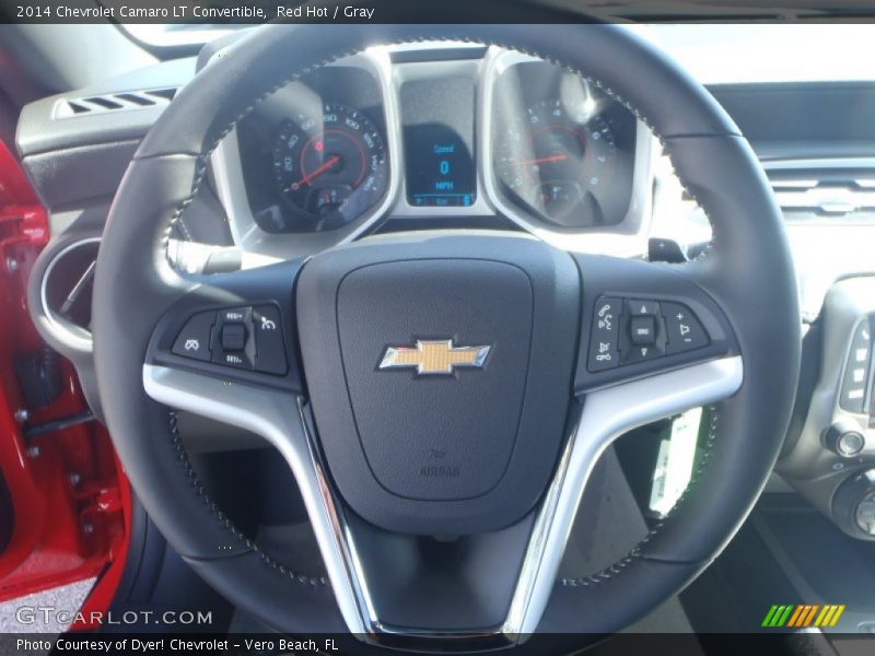 Red Hot / Gray 2014 Chevrolet Camaro LT Convertible