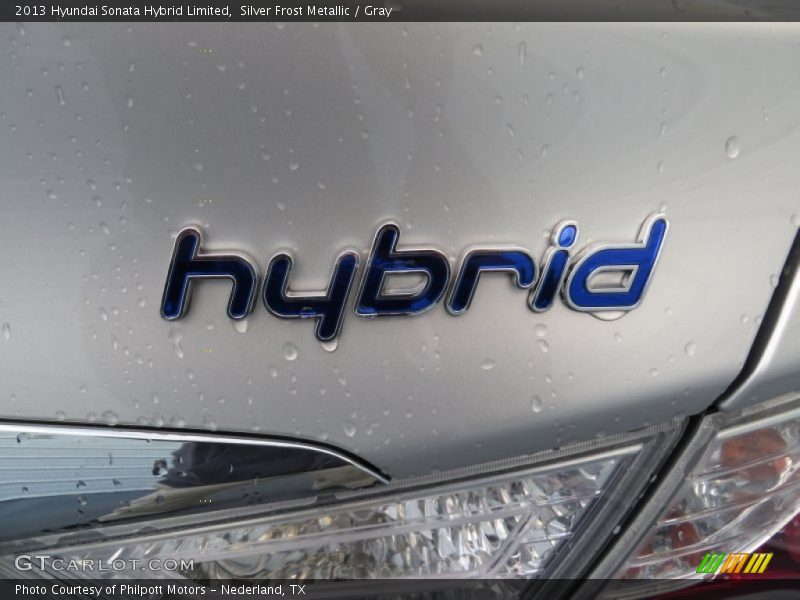 Silver Frost Metallic / Gray 2013 Hyundai Sonata Hybrid Limited