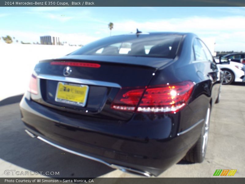 Black / Black 2014 Mercedes-Benz E 350 Coupe