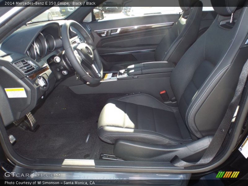Black / Black 2014 Mercedes-Benz E 350 Coupe