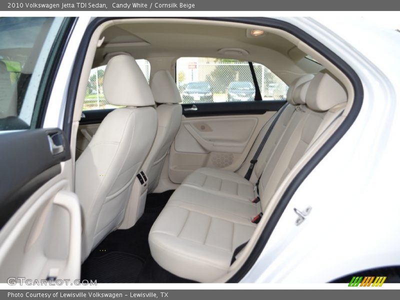 Candy White / Cornsilk Beige 2010 Volkswagen Jetta TDI Sedan