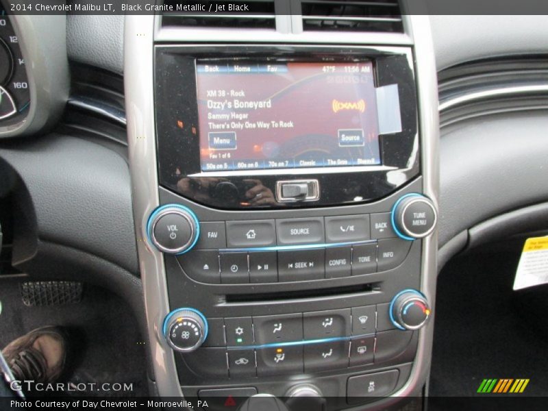 Black Granite Metallic / Jet Black 2014 Chevrolet Malibu LT