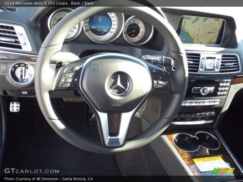 Black / Black 2014 Mercedes-Benz E 350 Coupe