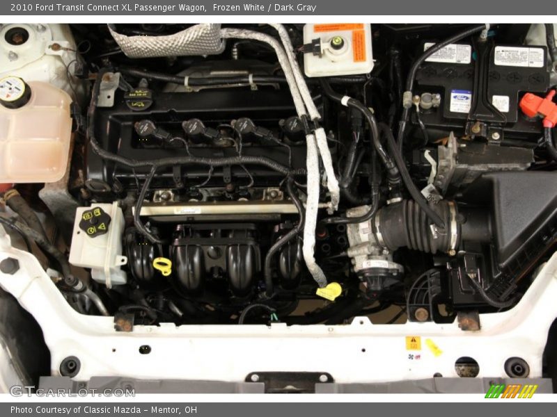 Frozen White / Dark Gray 2010 Ford Transit Connect XL Passenger Wagon