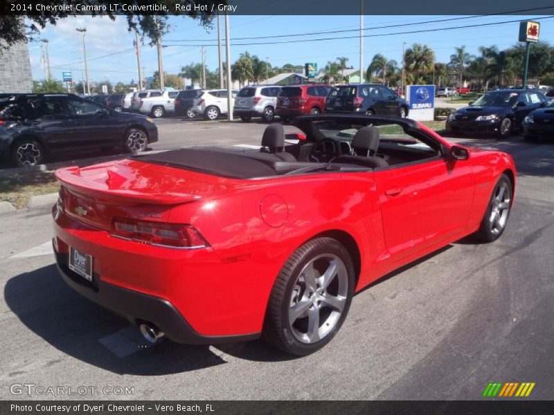 Red Hot / Gray 2014 Chevrolet Camaro LT Convertible