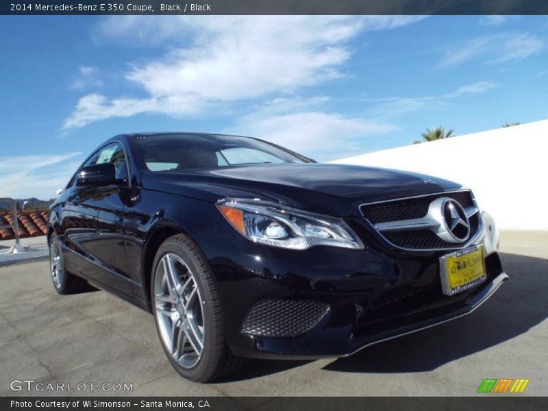 Black / Black 2014 Mercedes-Benz E 350 Coupe