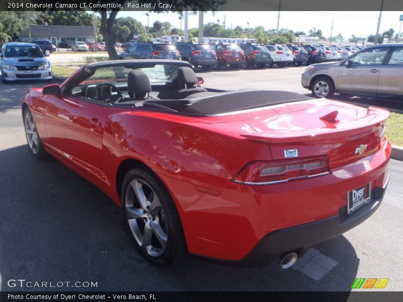 Red Hot / Gray 2014 Chevrolet Camaro LT Convertible