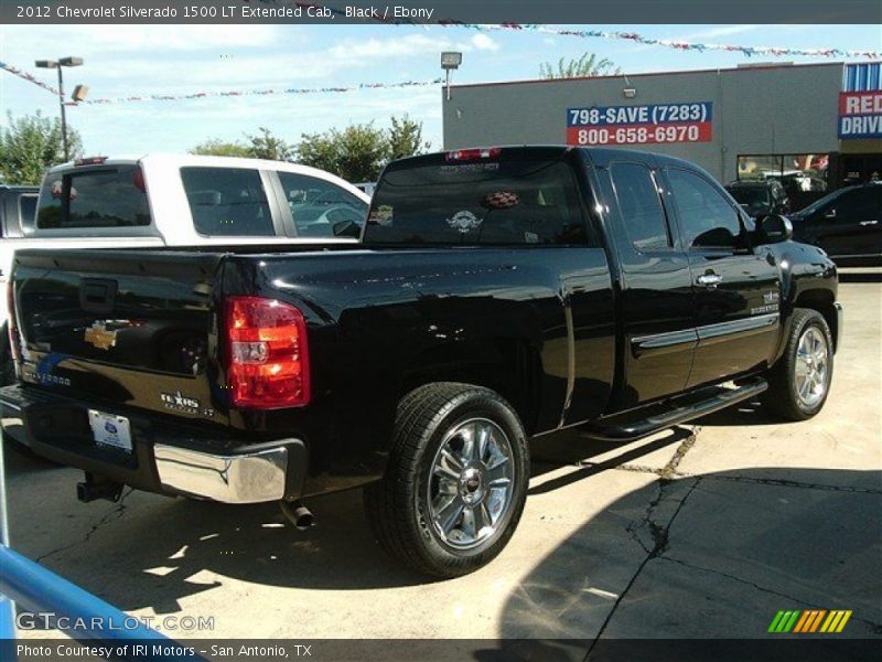 Black / Ebony 2012 Chevrolet Silverado 1500 LT Extended Cab