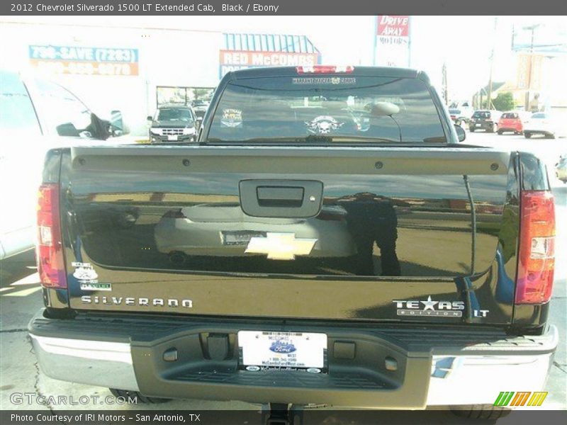 Black / Ebony 2012 Chevrolet Silverado 1500 LT Extended Cab