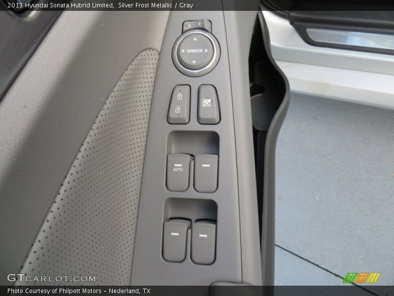 Silver Frost Metallic / Gray 2013 Hyundai Sonata Hybrid Limited