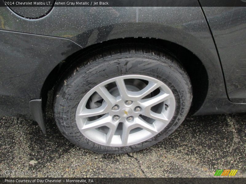 Ashen Gray Metallic / Jet Black 2014 Chevrolet Malibu LT
