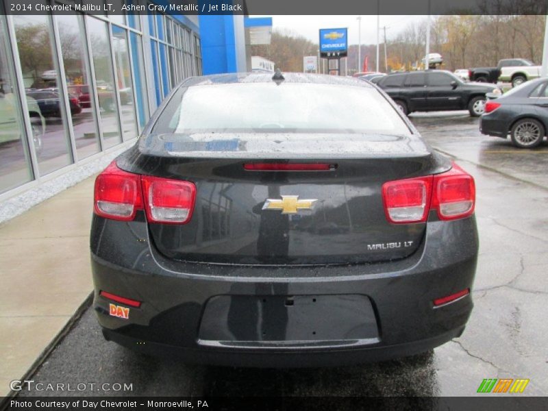 Ashen Gray Metallic / Jet Black 2014 Chevrolet Malibu LT
