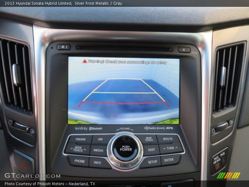 Silver Frost Metallic / Gray 2013 Hyundai Sonata Hybrid Limited