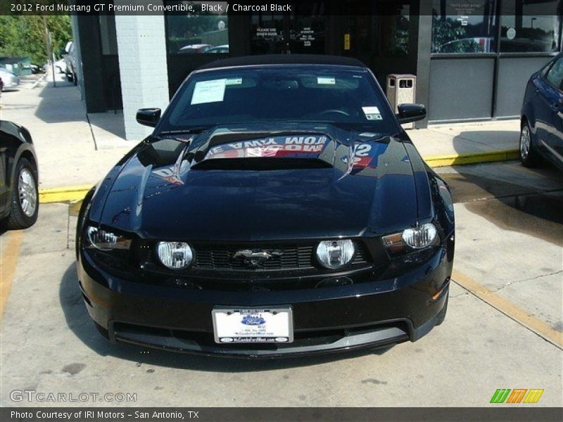 Black / Charcoal Black 2012 Ford Mustang GT Premium Convertible
