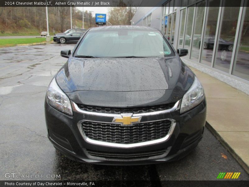 Ashen Gray Metallic / Jet Black 2014 Chevrolet Malibu LT