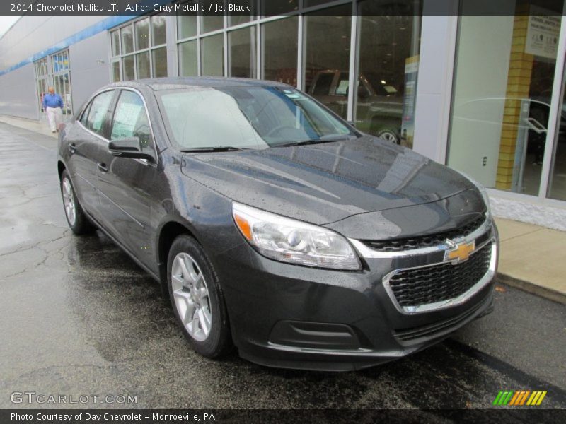 Ashen Gray Metallic / Jet Black 2014 Chevrolet Malibu LT