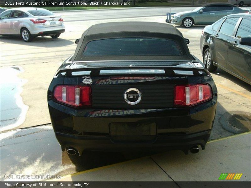 Black / Charcoal Black 2012 Ford Mustang GT Premium Convertible