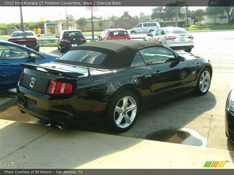 Black / Charcoal Black 2012 Ford Mustang GT Premium Convertible