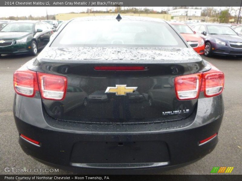 Ashen Gray Metallic / Jet Black/Titanium 2014 Chevrolet Malibu LS