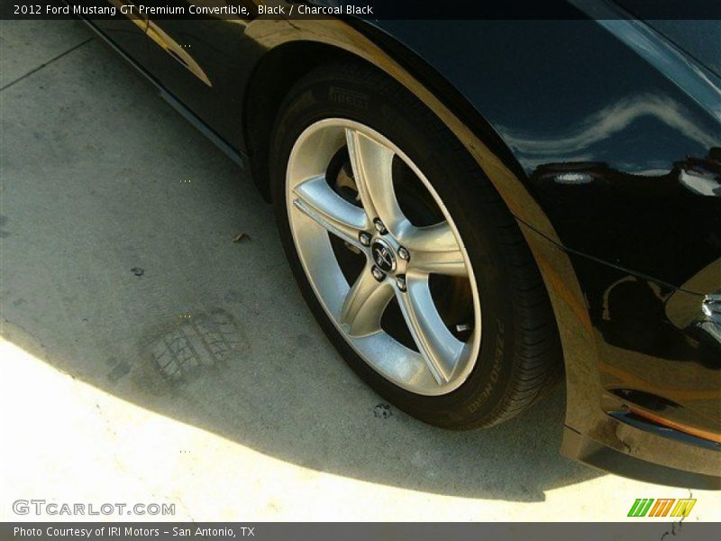 Black / Charcoal Black 2012 Ford Mustang GT Premium Convertible