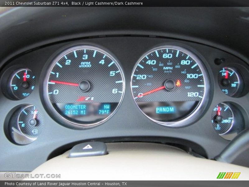 Black / Light Cashmere/Dark Cashmere 2011 Chevrolet Suburban Z71 4x4