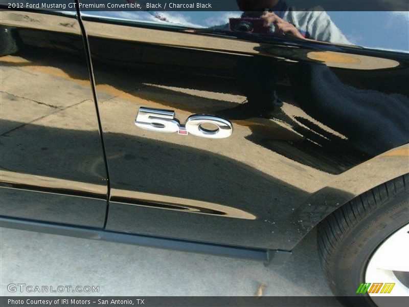 Black / Charcoal Black 2012 Ford Mustang GT Premium Convertible