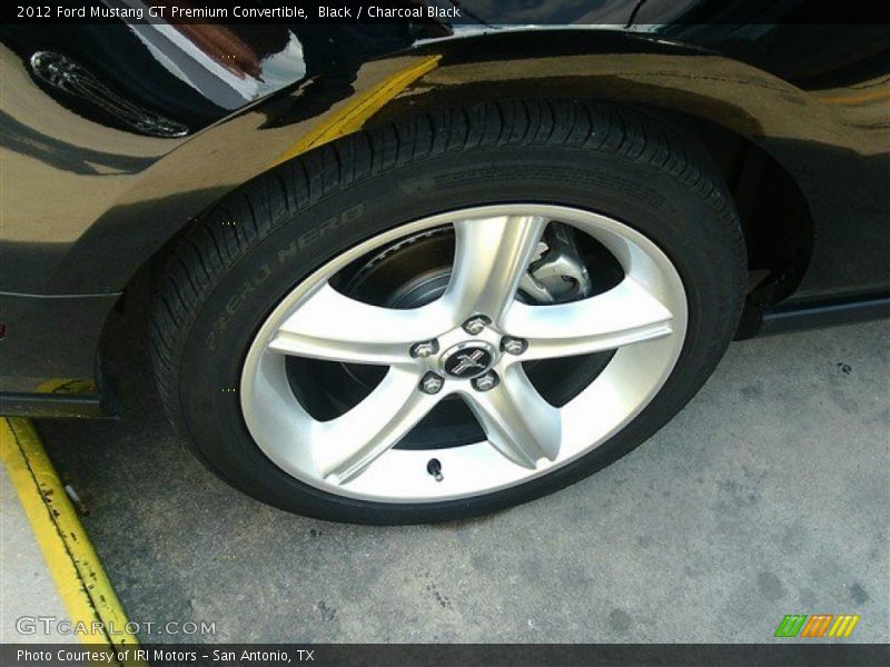 Black / Charcoal Black 2012 Ford Mustang GT Premium Convertible