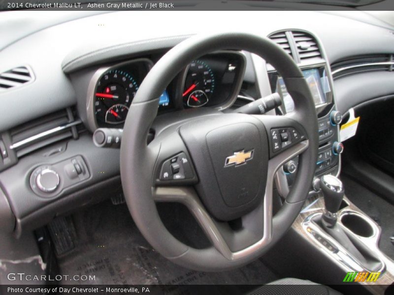 Ashen Gray Metallic / Jet Black 2014 Chevrolet Malibu LT