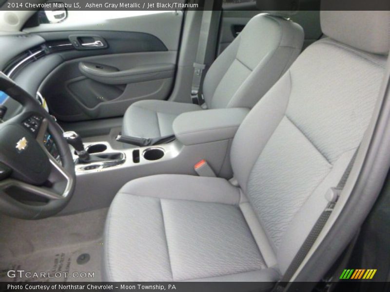 Ashen Gray Metallic / Jet Black/Titanium 2014 Chevrolet Malibu LS