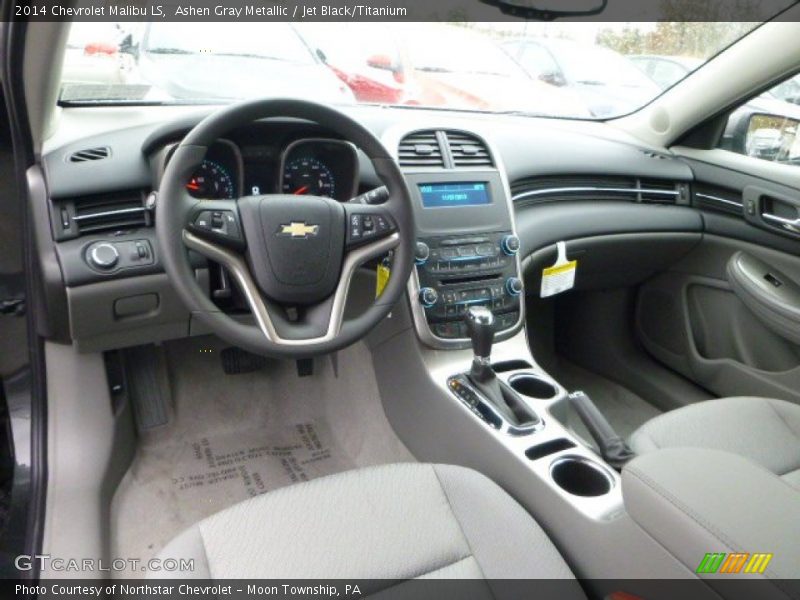 Ashen Gray Metallic / Jet Black/Titanium 2014 Chevrolet Malibu LS