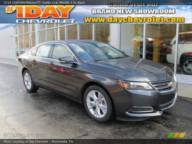 Ashen Gray Metallic / Jet Black 2014 Chevrolet Impala LT