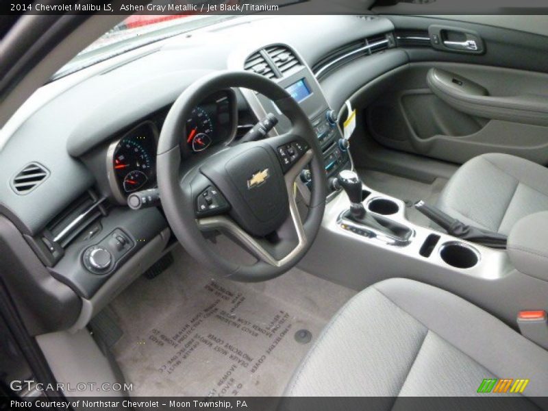 Ashen Gray Metallic / Jet Black/Titanium 2014 Chevrolet Malibu LS