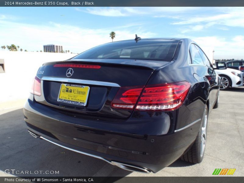 Black / Black 2014 Mercedes-Benz E 350 Coupe