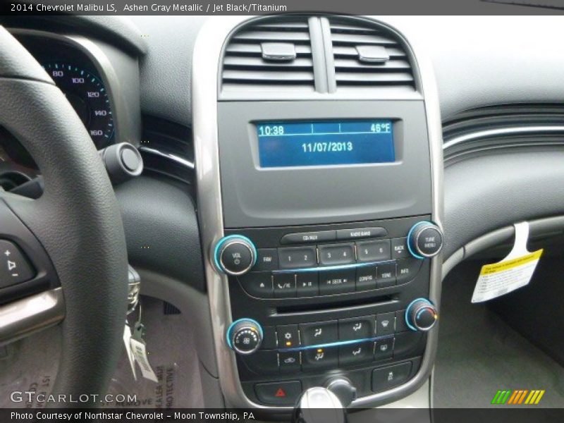 Ashen Gray Metallic / Jet Black/Titanium 2014 Chevrolet Malibu LS