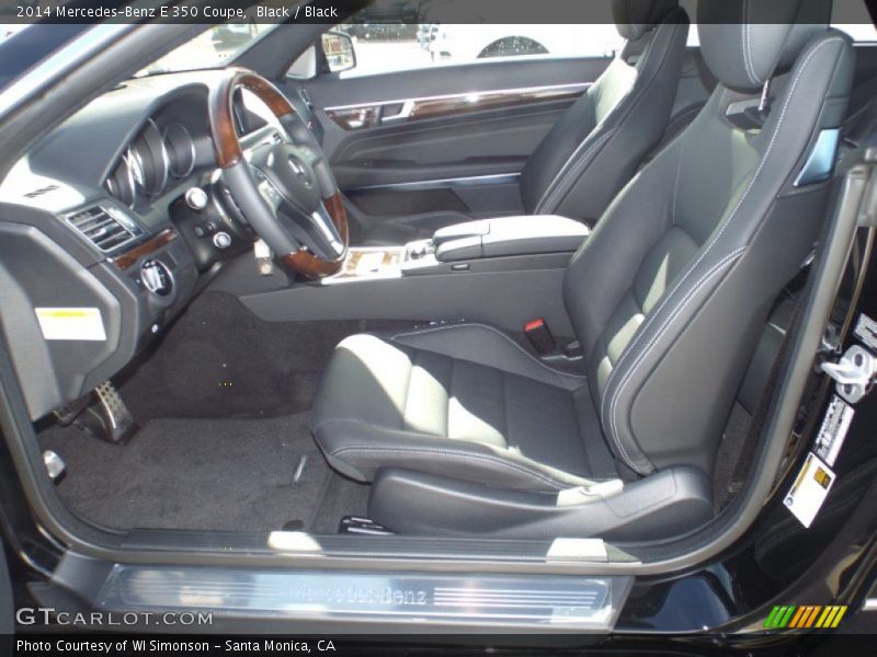 Black / Black 2014 Mercedes-Benz E 350 Coupe