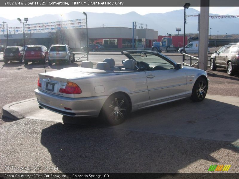 Titanium Silver Metallic / Grey 2002 BMW 3 Series 325i Convertible