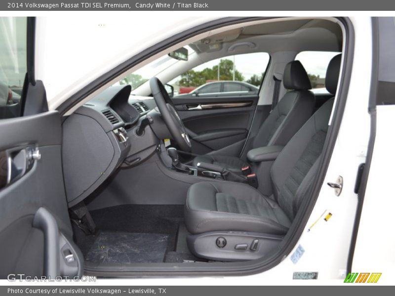 Candy White / Titan Black 2014 Volkswagen Passat TDI SEL Premium