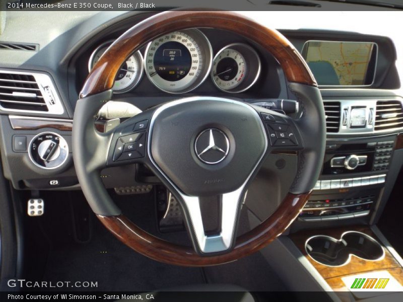 Black / Black 2014 Mercedes-Benz E 350 Coupe